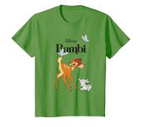 Disney Bambi and Thumper With Butterflies T-Shirt, Enfant, Herbe, 6 ans