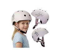 DISNEY Bambi Casque de vélo beige sûr pour enfants, sportif, léger, réglable 52-56 cm 56 cm