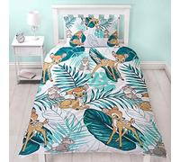 Disney Bambi Feuille de Palmier Housse de Couette Simple