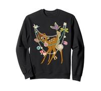 Disney Bambi Forest Friends Charm Necklace Print Sweatshirt