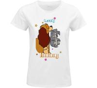 Disney « Bambi - Lovely Mummy Lady » WODLADYTS008 T-Shirt Femme, Blanc, Taille S