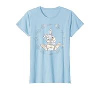 Disney Bambi Panpan Fleur de lapin T-Shirt, Femme, Bleu Céleste, 3XL