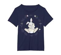 Disney Bambi Panpan Fleur de lapin T-Shirt, Femme Grandes tailles, Bleu Marine, 1X
