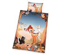 Disney Bambi Parure de lit pour bébé 100 % coton 100 x 135 cm