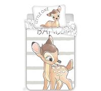 Disney Bambi Parure de lit pour bébé 100 x 135 cm + 40 x 60 cm en Coton