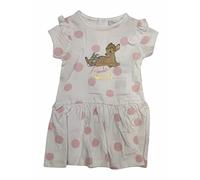 Disney Bambi Robe Manches Courtes, Blanc, 18M Bébé Fille
