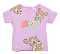 Disney Bambi, T Shirt Manches Courtes Bébé Fille (Violet,6 Mois)