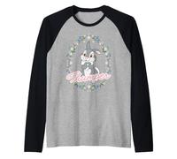 Disney Bambi Thumper Floral Coquette Style Matching Manche Raglan