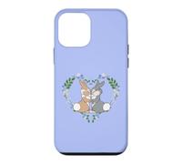 Disney Bambi Thumper & Miss Bunny Floral Heart Valentine's Coque pour iPhone 12 mini