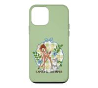 Disney Bambi & Thumper Spring Floral Plaid Coquette Style Coque pour iPhone 12 mini