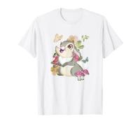 Disney Bambi Thumper Vintage Floral Portrait T-Shirt