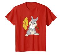 Disney Bambi Thumper With A Flower T-Shirt, Enfant, Rouge, 2 ans