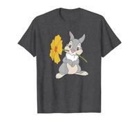 Disney Bambi Thumper With A Flower T-Shirt, Homme, Chiné Foncé, L