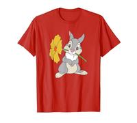 Disney Bambi Thumper With A Flower T-Shirt, Homme, Rouge, 3XL
