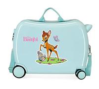 Disney Bambi Valise pour Enfant Bleu 50 x 39 x 20 cm Rigide ABS Fermeture à Combinaison latérale 34 l 1,8 kg 4 Roues