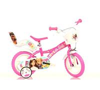Dino Bikes Vélo Barbie 12" – Roues blanches et roses – Pour fille 87–110 cm