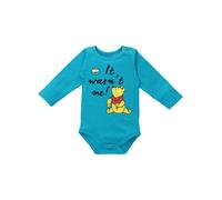 DISNEY Barboteuse / body 'Winnie Pooh' bleu roi / jaune / rouge / noir, Taille 92