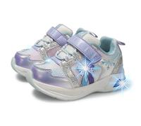 Disney Baskets athlétiques lumineuses La Reine des Neiges, blanc, 7 UK Child