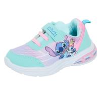 Disney Baskets Lumineuses Stitch pour Filles, Chaussures de Sport à LED Clignotantes faciles à Fixer au Toucher