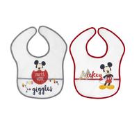 Disney Bavoirs en Plastique Mickey - 2 Set