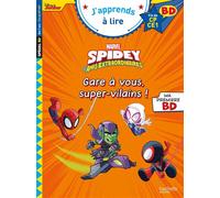 Disney BD Fin de CP-CE1 - Spidey et ses amis extraordinaires - Gare à vous, super-vilains ! - Isabelle Albertin - Hachette Education - broché - Scolaire / Universitaire