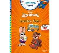 Disney – BD Fin de CP-CE1: Zootopie – Opération école ! – Hachette Pratique