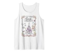 Disney Beauty and the Beast 35th Anniversary Castle Art Débardeur