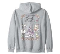 Disney Beauty and the Beast 35th Anniversary Castle Art Sweat à Capuche