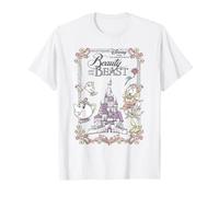 Disney Beauty and the Beast 35th Anniversary Castle Art T-Shirt