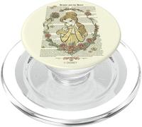 Disney Beauty And The Beast Belle Book Page Over Lay PopSockets PopGrip pour MagSafe