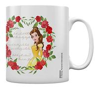 DISNEY-MUG-300 ML-BEAUTY AND THE BEAST-ROSES