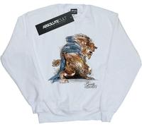 Disney - "Beauty And The Beast" Sweat-shirt pour filles BI12116 (140-146) (Blanc)