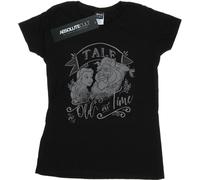 Disney - "Beauty And The Beast Tale As Old As Time" T-Shirt für Damen BI36827 (S) (Schwarz)