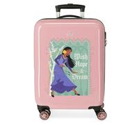 Disney Before The Bloom Valise de Cabine Bleue 34 x 55 x 20 cm Rigide ABS Fermeture à Combinaison latérale 32 L 2,54 kg 4 Roues Doubles Bagage à Main