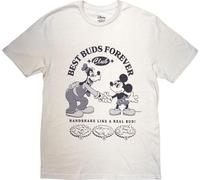 Disney - "Best Buds Forever Club" T-shirt homme/femme unie RO14198 (XXL) (Naturel)