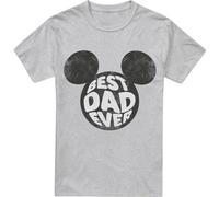 Disney - "Best Dad Ever" T-shirt pour homme TV3956 (L) (Sport Heide)