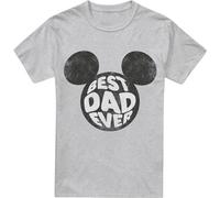 Disney - "Best Dad Ever" T-shirt pour homme TV5049 (4XL) (Sport Heide)
