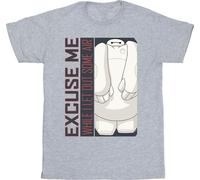 Disney - "Big Hero 6 Excuse Me Some Air" T-shirt pour homme BI49355 (XL) (Gris)