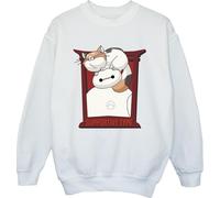 Disney - "Big Hero 6 Support" Sweat-shirt pour garçon BI10828 (152-158) (Blanc)