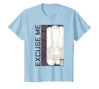 Disney Big Hero 6 TV Series Baymax Excuse Me T-Shirt, Enfant, Bleu Céleste, 2 ans
