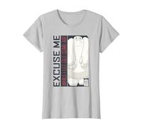 Disney Big Hero 6 TV Series Baymax Excuse Me T-Shirt, Femme, Argent, 3XL