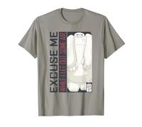 Disney Big Hero 6 TV Series Baymax Excuse Me T-Shirt, Homme, Ardoise, S