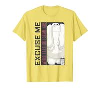Disney Big Hero 6 TV Series Baymax Excuse Me T-Shirt, Homme, Citron, L