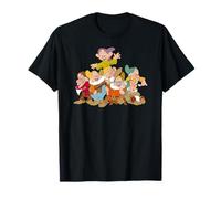 Disney Blanche-Neige et les Sept Nains s'amuser en groupe T-Shirt