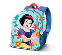 Disney Blanche-Neige Flowers-Sac à Dos 3D Elite, Bleu 25 x 30 cm, Capacité 7 L