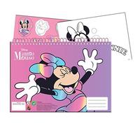 Disney Bloc à croquis Minnie Mouse Junior - 23 x 33 cm - Papier rose