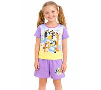 Disney Bluey Pyjama 2 pièces Shortie Fille Heeler Famille Age 18 Mois - 6 Ans, Multicolore, 2-3 ans
