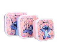 Disney Boîte à goûter (3 pièces) Stitch Fresh