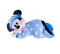 Disney - Bonne Nuit, Mickey Mouse, 30cm, Phosphorescente, Brille dans la Nuit, Jouet pour Bébé, 6315870350