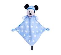 Disney - Bonne Nuit, Mickey Mouse Doudou Glow in The Dark Peluche Mickey Mouse, Jouet pour bébé, Doudou et consolateur, Convient dès Les Premiers Mois de la Vie